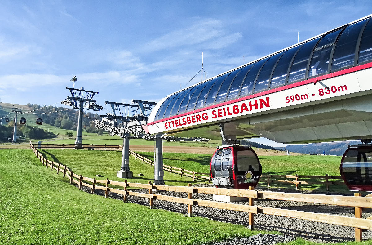 Talstation der Ettelsberg-Seilbahn in Willingen (Sauerland)