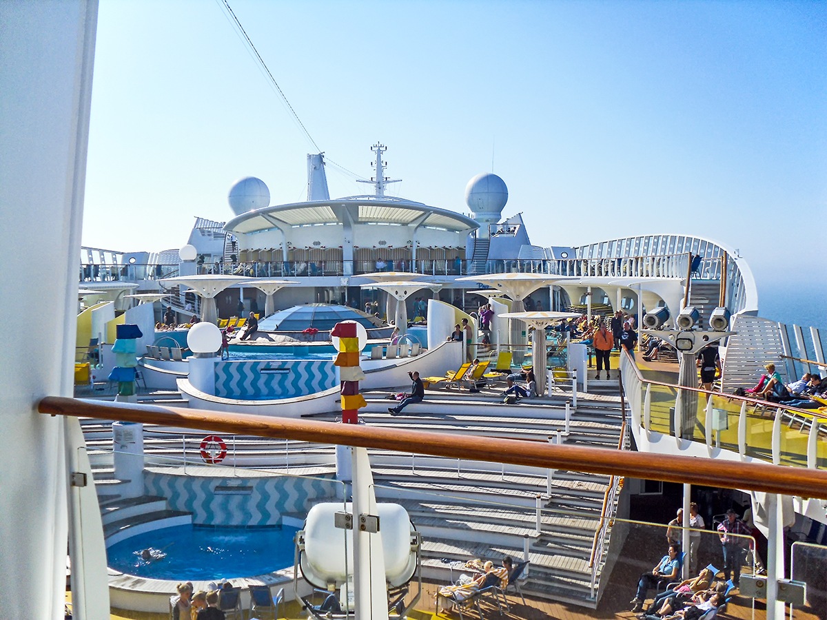 AIDAblu (AIDA Cruises) - Sonnendecks (Decks 11 und 12)