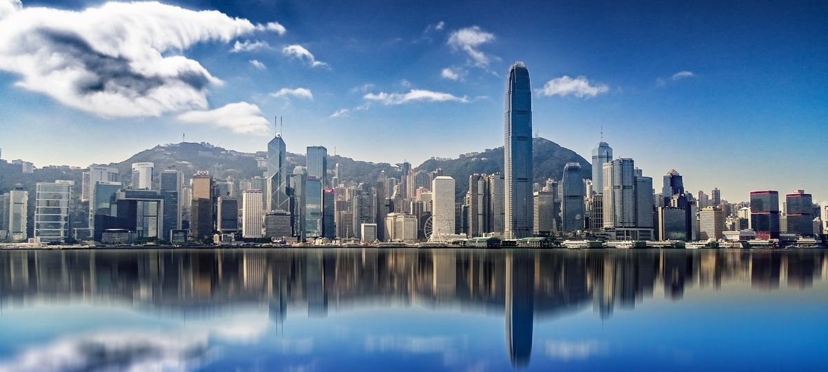 Skyline von Hong Kong Island
