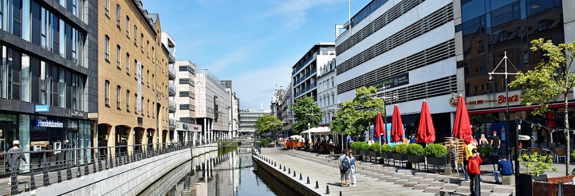 Åboulevarden in Aarhus (Dänemark)