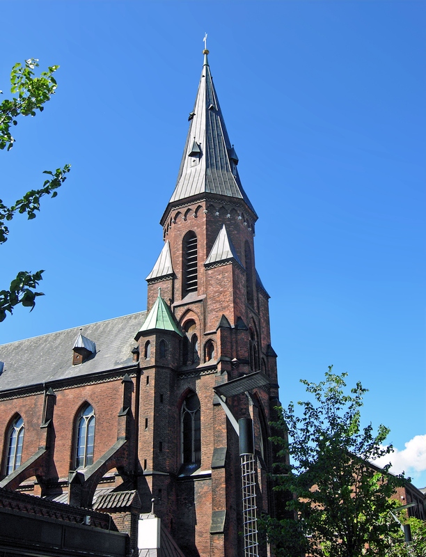 Katholische Vor Frue Kirke in Aarhus in Dänemark