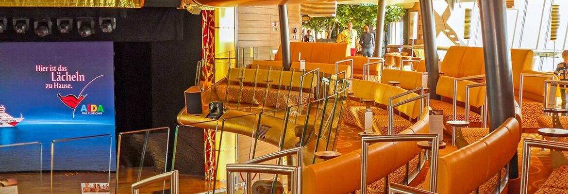 AIDAblu – Entertainmentbereich ‘Theatrium’