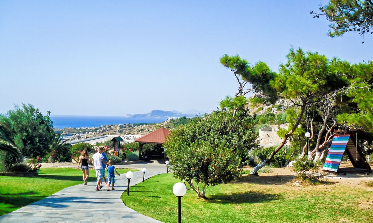 Hotel Kalithea Mare Palace (Rhodos) - Außenanlagen