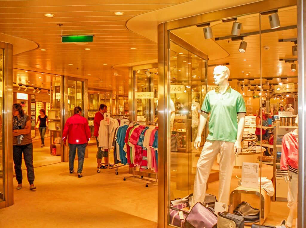 AIDAblu (AIDA Cruises) - Shops (Deck 9)