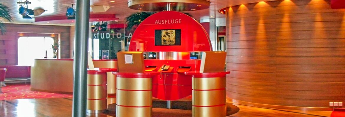 AIDAblu – Ausflug Counter (Deck 9)