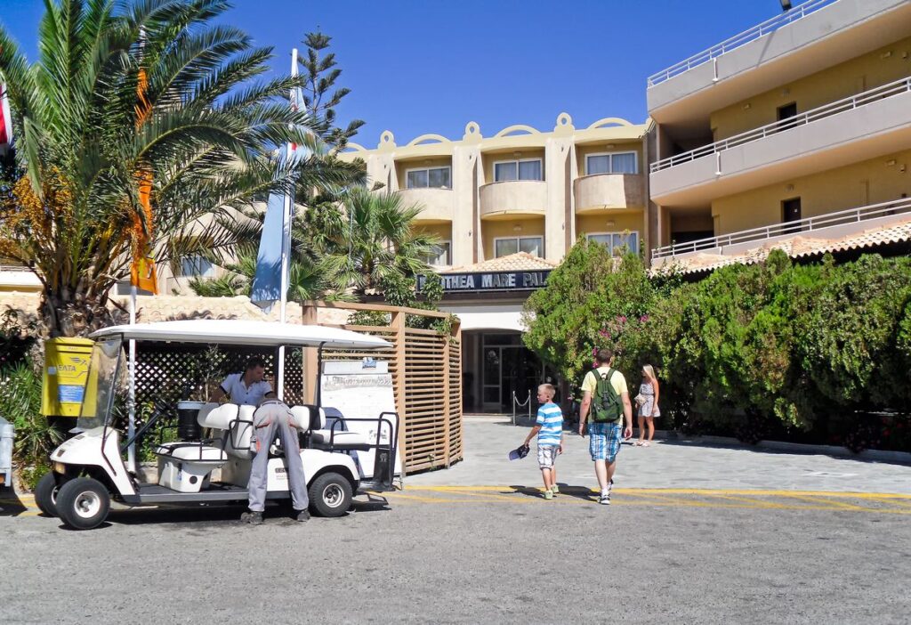 Hotel Kalithea Mare Palace (Rhodos) - Hoteleingang