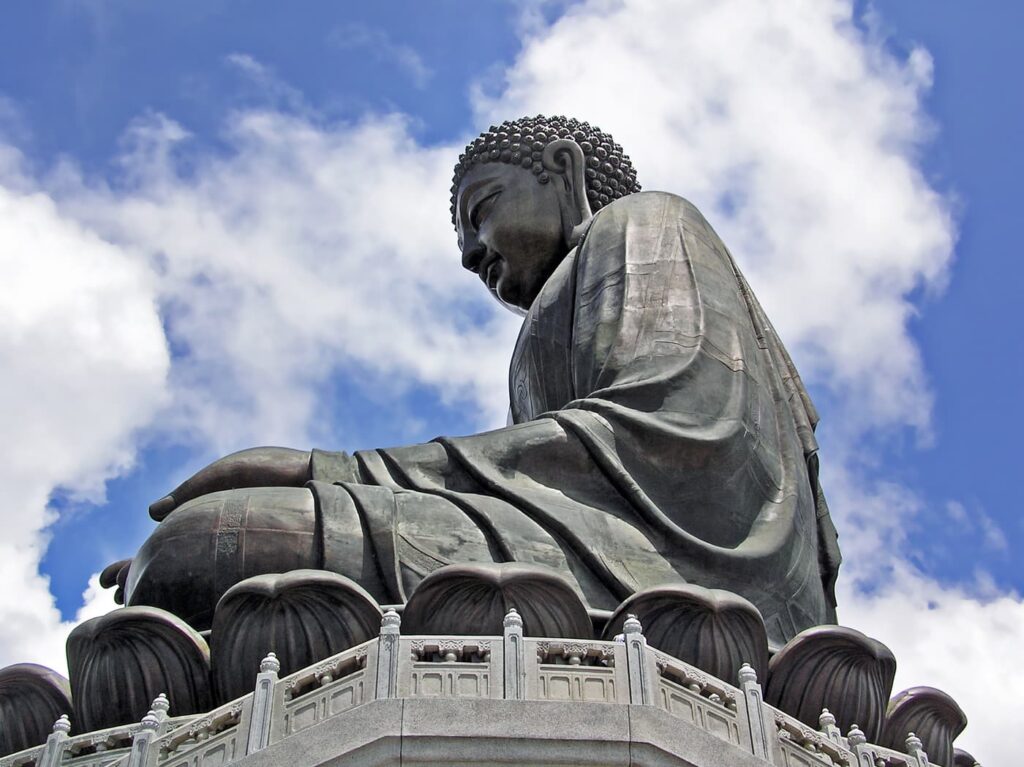 Big Buddha von Ngong Ping in Hong Kong