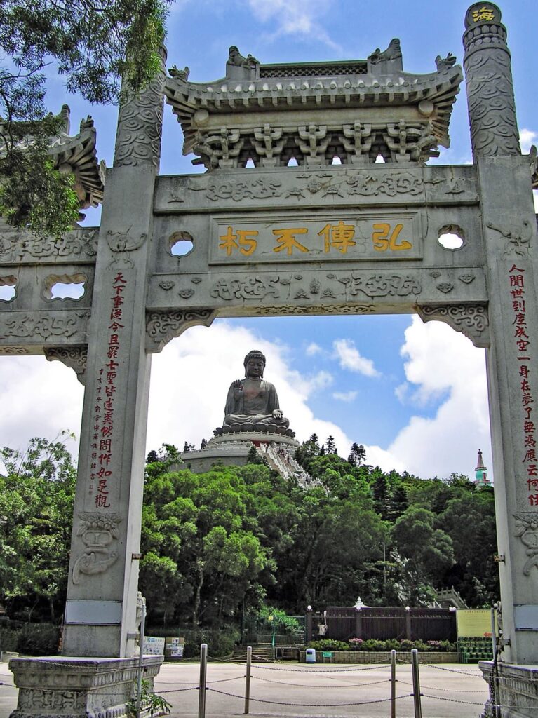 Tian Tan Buddha auf Lantau in Hongkong